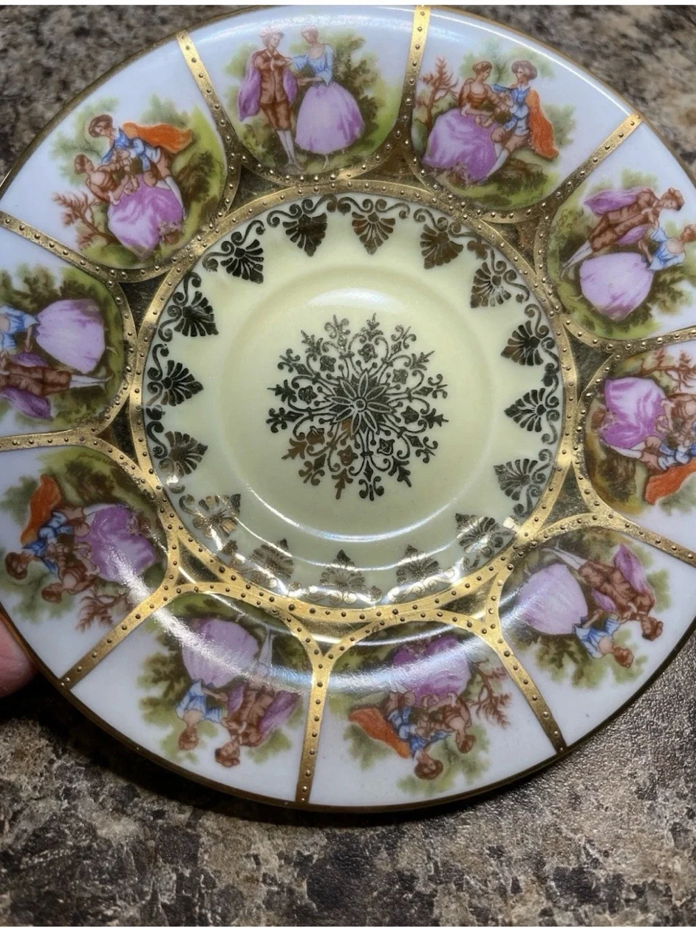 Love Story Decorative Porcelain German small dish 1940’s
